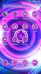 Background ungu hitam keren is a 4000x2667 hd wallpaper picture for your desktop, tablet or smartphone. Shine Purple Glow Wheel Theme Hd Wallpapers Pour Android Telechargez L Apk