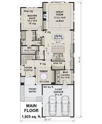 Morning Star Farm House Plan Narrow