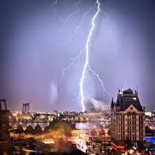 lightning strikes rotterdam weather paysage la nature humaine phenomenes naturels
