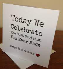 49 happy anniversary memes ranked in order of popularity and relevancy. Handmade Wife Husband Anniversary Card Funny View More On The Link Anniversary Cards For Husband Marriage Anniversary Gifts 23rd Anniversary Gifts