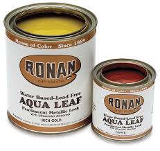 Ronan Aqua Leaf Water Based Faux Metallic Colors Blick Art Materials Metallic Colors Art Materials Metal