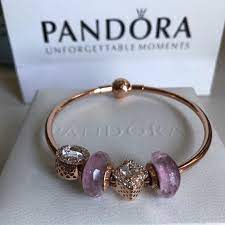 2020 popular 1 trends in jewelry & accessories with pandora bangle bracelet silver 925 with gold and 1. Rose Gold Pandora Charm Set New Authentic Doesnt Include Bracelet Comes With The F Pandora Jewelry Charms Pandora Charms Rose Gold Pandora Bangle