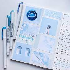 High quality blue aesthetic collage inspired hardcover journals by independent artists and designers from around the world. Pin On Journal
