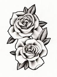 Rose Tattoos Stencil Tattoos Stencil Rose Tattoos Schablone Pochoir Tatouages Roses Plantilla De Tatuajes In 2020 Rose Drawing Tattoo Tattoos Tattoo Stencils
