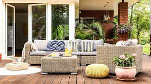 It originally started as more of a coastal decor look but it's now even just a few throw pillows or an area with brightly printed cabana chairs and stools can instantly update an outdoor space. Best Patio Furniture Outdoor Decor And Outdoor Storage Units To Shop Cnn