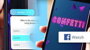 Oct 25, 2021 · pop culture trivia questions can be answered by anyone, but they're especially loved by young people. Facebook S Interactive Game Show Confetti Comes To India Social Samosa