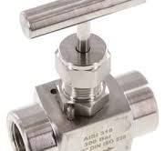 G1/2'' Stainless steel Needle Valve PTFE 300 bar - NLS