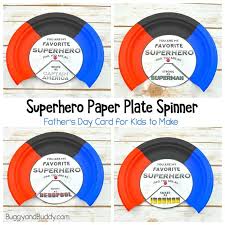 Print out on green a4 or letter size paper. Superhero Father S Day Card Paper Plate Spinner Craft For Kids With Printable Templates Buggy And Buddy