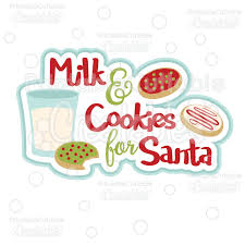 Svg files are suitable for cricut cutting machine and other cutting machines such as brother scanncut, pazzles inspiration (the pro version), silhouette cameo (the designers edition), sizzix eclips etc. Milk Cookies For Santa Scrapbook Title Svg Cut File