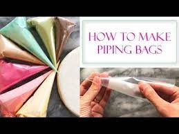 How To Make Piping Bags For Icing Using Freezer Bags Youtube Easy Way To Create Your Own Piping Bags How To Make Piping Diy Icing Bag Icing Piping Bag Diy