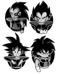 Kid Goku Broly Vegeta Raditz Dragon Ball Super Dragon Ball Art Dragon Ball Tattoo Anime Dragon Ball
