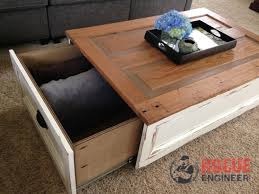 Chic round wood storage coffee table natural rotating accent table by homary. Diy Coffee Table With Storage Free Plans Rogue Engineer