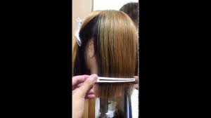 ヘアカット 簡単方法女の子髪型 ボブをバッサリ自宅で可愛く切る Youtube