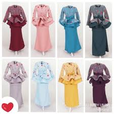 46+ dress kembang, info modis! Ready Stock Baju Kurung Peplum Baby Kanak Kanak Kids Raya 2020 Shopee Malaysia