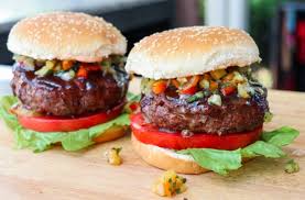 The Big Mon Jerk Burger Recipe Recipe Recipes Burger Recipes Sweet And Spicy