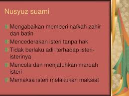 Apabila mereka telah suci, maka campurilah mereka itu di tempat yang diperintahkan allah. Ppt Nusyuz Powerpoint Presentation Free Download Id 1234432