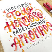 Ayer tuve la oportunidad de compartir un live con mi querida Jenny de  @barakletters en el que dibujamos y pintamos las letras de este hermoso  versículo. Gracias a todos los que se