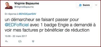 Mais je trouve le principe scandaleux : Demarchage Des Vendeurs D Engie Depassent Les Bornes 60 Millions De Consommateurs