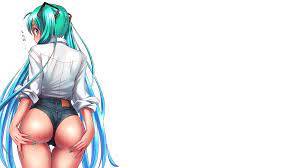Amazing and beautiful ecchi photographs for mobile and desktop. Wallpaper Anime Girls Vocaloid Hatsune Miku Turquoise Ecchi Simple Background Ass Jean Shorts 1920x1080 Phantom 1613981 Hd Wallpapers Wallhere