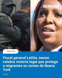 Letitia James, fiscal general del estado de Nueva York, celebró este lunes  la decisión de la jueza federal Mae Ávila D'Agostino del Distrito Norte de  Nueva York, que desestimó la demanda del