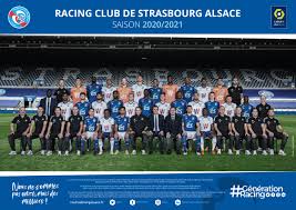 Rc strasbourg alsace (eu) स्ट्रॉसबर्ग (mr); La Photo Officielle Version 2020 2021 Racing Club De Strasbourg Alsace