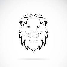 Stock Vector In 2020 Lion Face Drawing Lion Drawing Simple Lion Head Tattoos Small Lion Tattoo Lion Face Drawing Lion Drawing Simple