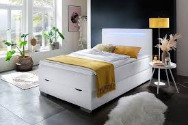 Meise Mobel Boxspringbett Mit Led Beleuchtung Bettkasten Und Topper Online Kaufen Otto