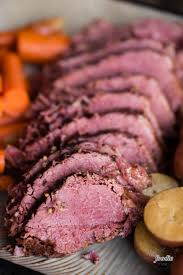 Cover, close valve, and set to high pressure for 40 minutes. Pressure Cooker Corned Beef And Cabbage With Creamy Baby Red Potatoes And Carrots Is A Flavorful Corn Beef And Cabbage Pressure Cooker Corned Beef Corned Beef