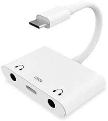 Amazon Com Usb C To Dual 3 5mm Headphone Jack Audio Adapter Splitter 3 In 1 Dual Earphone Audio Adapter And Fast C Jack Audio Audio Adapter Headphone Splitter