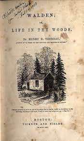 Walden A Life In The Woods By Henry David Thoreau Henry David Thoreau Books Good Books