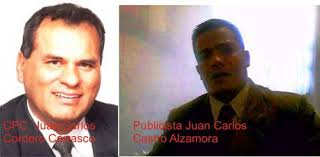 CPC. Juan Carlos Cordero Carrasco agradece a su jefe de campaña Juan Carlos  Castro Alzamora