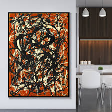 Check spelling or type a new query. Citon Canvas Oil Painting Jackson Pollock Free Form Artwork Poster Picture Modern Wall Art Decor Home Living Room Decoration Buy Wall Painting Art Painting Oil Painting Product On Alibaba Com