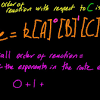 How do you determine the rate of a chemical reaction? 1