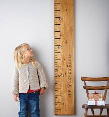 Kids Rule Wooden Growth Chart