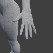 Woman Character Base Mesh Rigged 3d Model Character Base 3d Model Female Characters