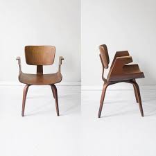 1950s Mid Century Thonet Walnut Bentwood Sculptural Arm Chairs 2 Pair Fitted Furniture Chair Vintage Furniture Design