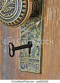 Portable door lock bedroom doors doors and bedrooms via pinterest.com. Retro Intricate Doornob And Metal Key This Is A Retro Metal Intricate Design Doorknob With The Metal Key In The Keyhole To Canstock