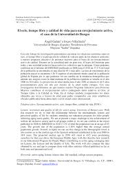 Pdf El Ocio Tiempo Libre Y Calidad De Vida Para Un Envejecimiento Activo El Caso De La Universidad De Burgos