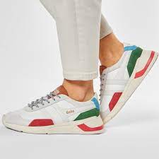 Trainers Gola Eclipse Trident Cla596 White Multi Sneakers Low Shoes Women S Shoes Efootwear Eu