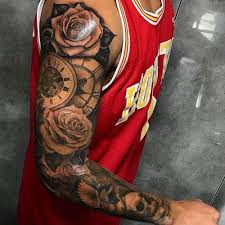 Jeden tag haben wir diese schönen malereien und zeichnungen auf die haut der menschen und jeder hat ihre eigene geschichte zu. Upper Arm Sleeve Tattoos Best Full Arm Sleeve Tattoos For Men Cool Sleeve Tattoo Designs And Ideas Tat Tattoo Armel Tattoo Arm Mann Tattoo Ideen Manner Arm