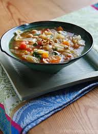 Simple Cabbage And Chickpea Soup With Fresh Basil Fatfree Vegan Kitchen Recipe Fresh Basil Recipes Vegan Kitchen Recipes