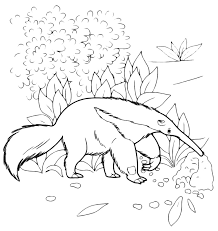 Pata sauti is all about quotes, printables, calendars, coloring pages, printable, images. Animals Anteater Searches For Food In The Woods