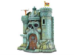 It forms a central location in the masters of the universe toy/comic/animation universe and also appears in the 1987 live action adaptation. Masters Of The Universe Classics Castle Grayskull