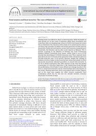 Effective municipal solid waste management system in malaysia. Pdf Food Wastes And Food Security The Case Of Malaysia