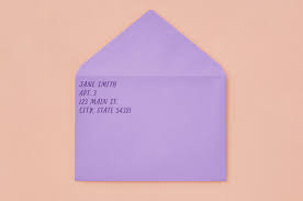 Full street address (number and road) town. How To Address An Envelope Hallmark Ideas Inspiration