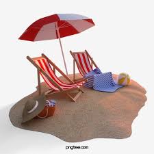 Seaside Beach Chair 3d Element Beach Chair Beach Umbrella Png Transparent Clipart Image And Psd File For Free Download In 2020 Seaside Beach Beach Chairs Cartoon Background