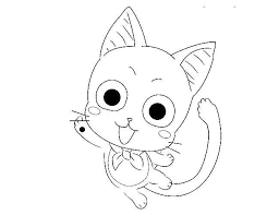 Dogs and cats are from different species of animals, appealing to different types of people. Online Coloring Pages Cat Coloring Draw Cat Anime Anime Fairy Tail