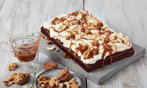 Brownies Mit Frischkase Nuss Topping Rezept Lecker Backen Kuchen Und Torten Backrezepte