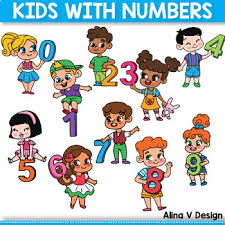 Kids With Numbers Kids Holding Numbers Clipart 0 To 10 Clip Art Kids Prints