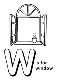 It's fascinating how he created nearly all the words in the poem himself, but you can still interpret what it means when you read it. Online Coloring Pages Coloring Page Window English Alphabet Coloring Download And Print Free